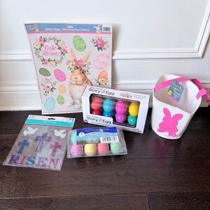 NEW Easter Accessory Bundle - Eggs, Chalk, Clings & Basket